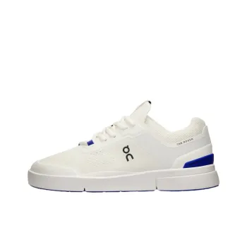 On The Roger Spin Slip-Resistant Low-Top Tennis Shoes Women's White Blue