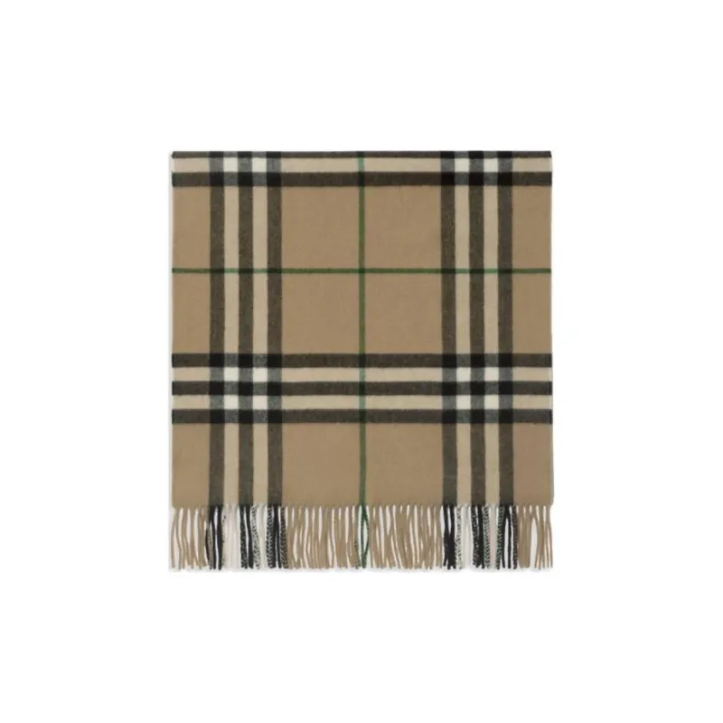 Burberry Wide Check Cashmere Scarf-1