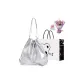 Silver+Exclusive Shopping Bag+Greeting Card+Dried Flower