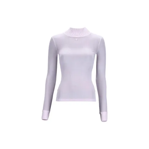 COURREGES T-Shirts Women's Light Pink