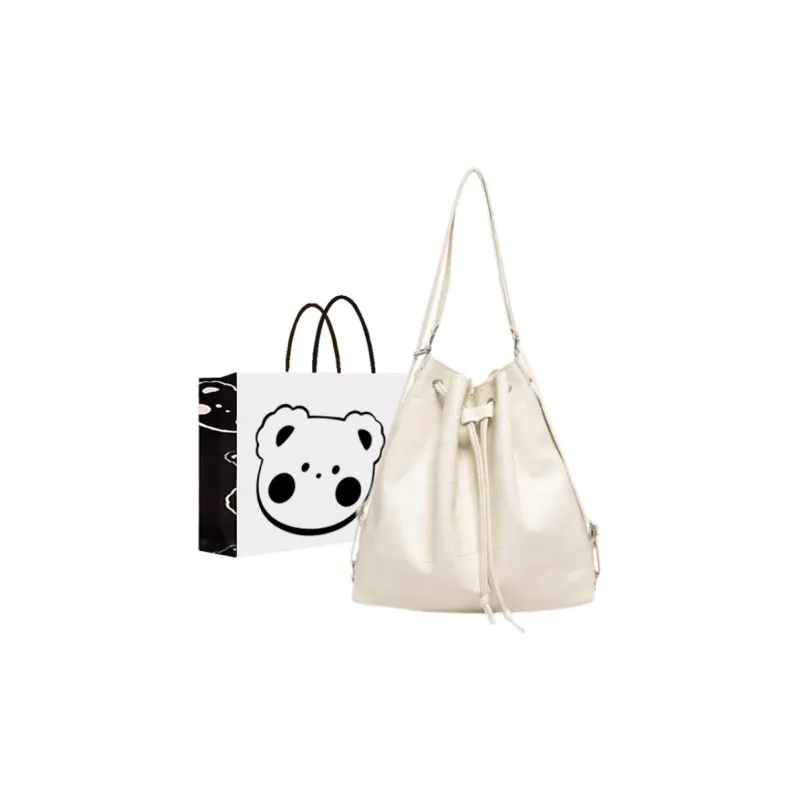NX DOUGHNUT PU Backpack Women's White-0