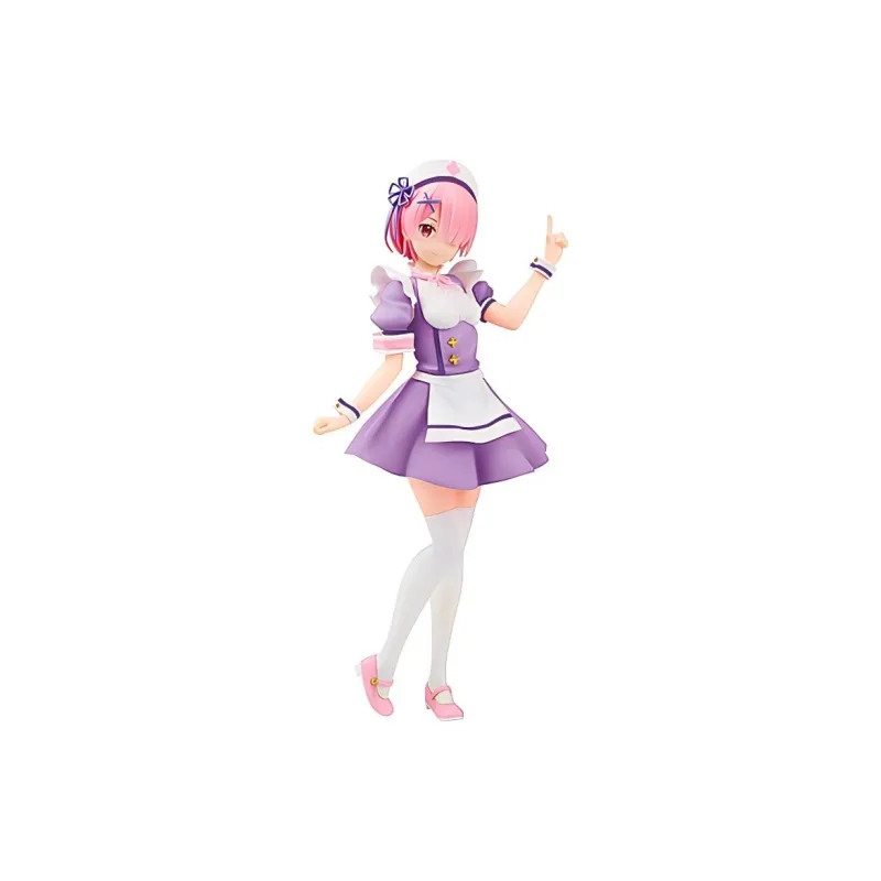 TAITO Rem Zero Starting Life In Another World Rem Nurse Maid Ver. Thailand Limited Bonus Gifts 23cm-0