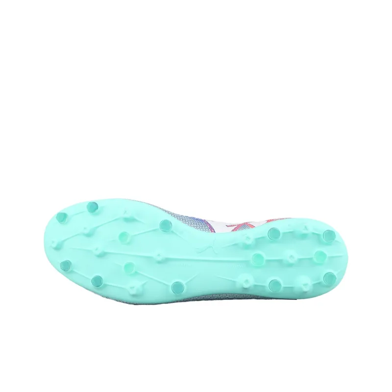 PUMA FUTURE 7 PRO MG Rubber Short Studs Slip Resistant Soccer Shoes Men's Turquoise-4