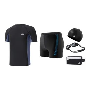 PEAK Swimming Sets Polyester Spandex Polyamide Hot Spring Men's