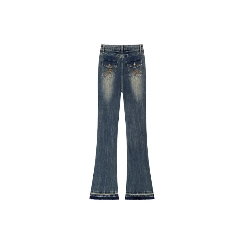 SNZX Jeans Women's Vintage Blue-1