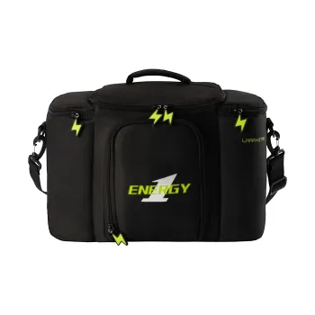 LARA STAR Oxford Portable Crossbody Gym Bag Unisex Black