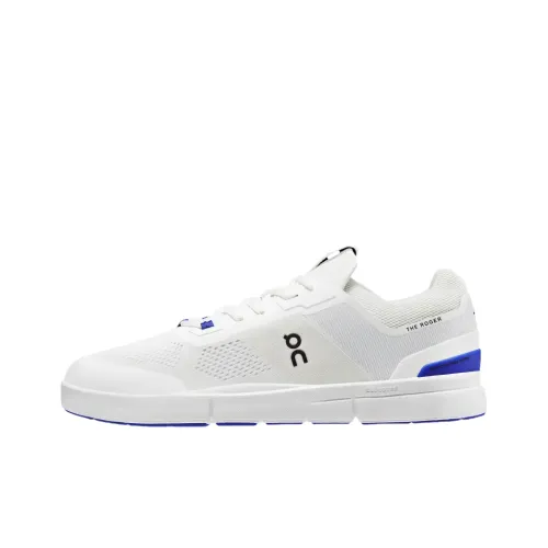 On The Roger Spin Tennis Shoes Men Low-Top White/Indigo