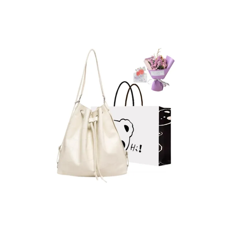NX DOUGHNUT PU Backpack Women's White-24