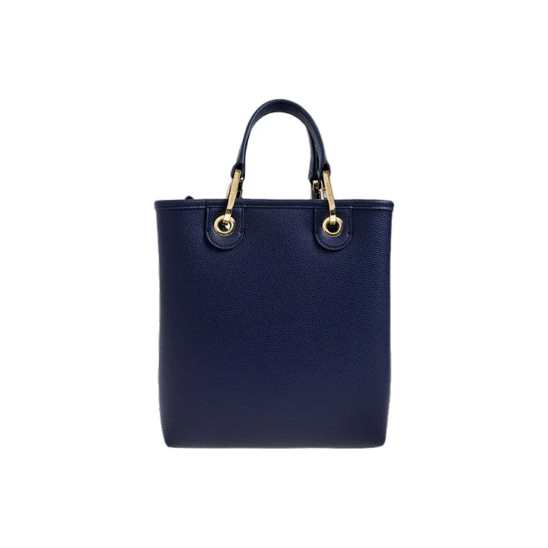 EMPORIO ARMANI Polyurethane Handbag Women's Navy-1