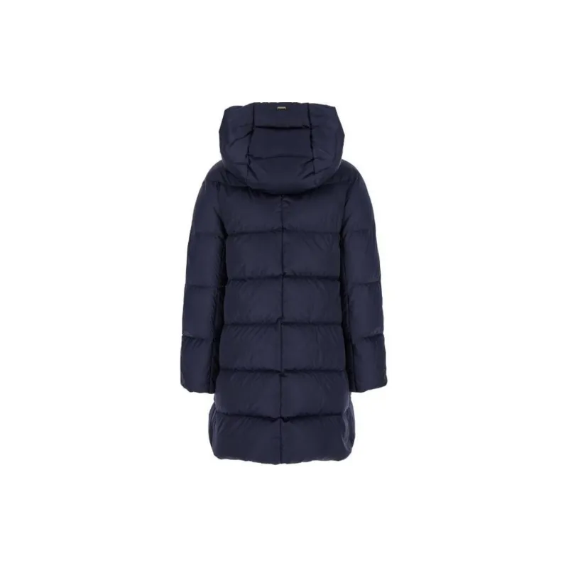 HERNO Zip Up Drawstring Hooded Jacket-1