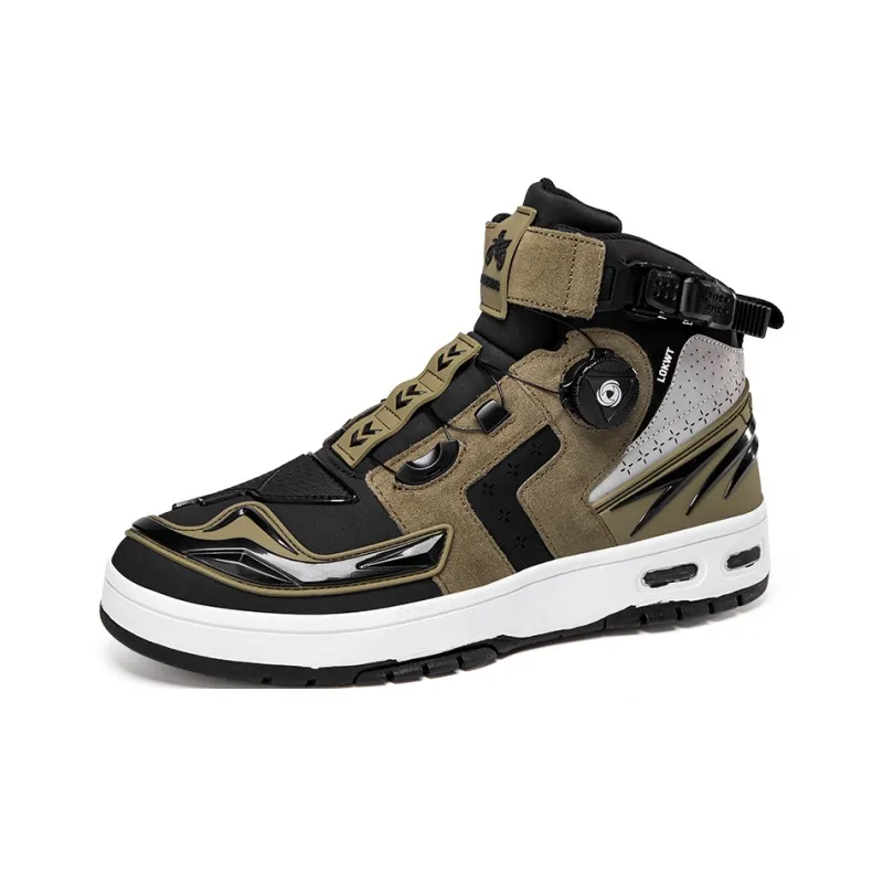 LOKWT Cushioning Anti-Slip Wear-Resistant Water-Resistant Impact-Resistant Mid-Top Cycling Shoes Unisex-1