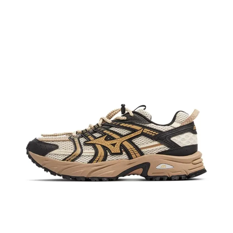Mizuno FIYI TL Anti Slip Wear Resistant Low Top Trail Running Running Shoes Unisex Beige Black-0