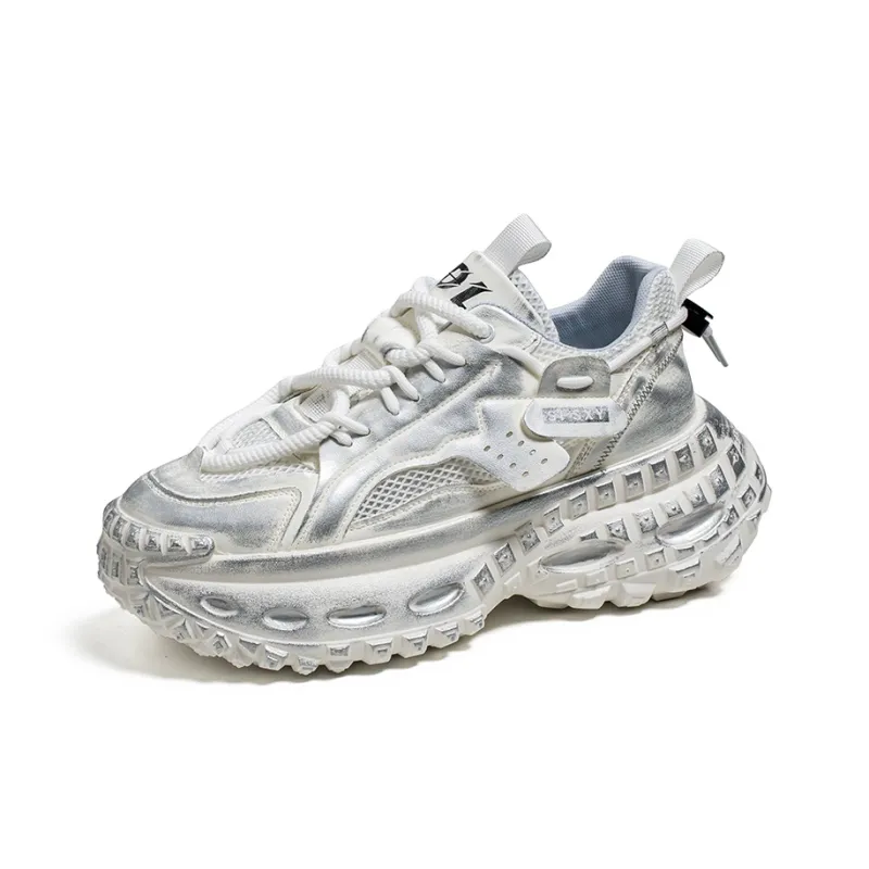 Black tailed Deer Low Top Chunky Sneakers Men's-18
