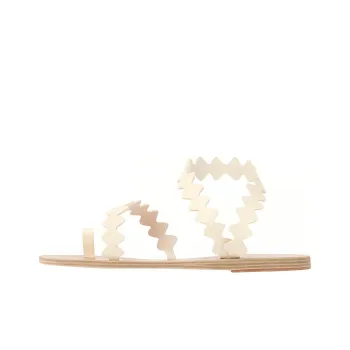 Le Sirenuse Positano x ANCIENT GREEK SANDALS Eleftheria Onda Stylish Sandals Women's Ecru