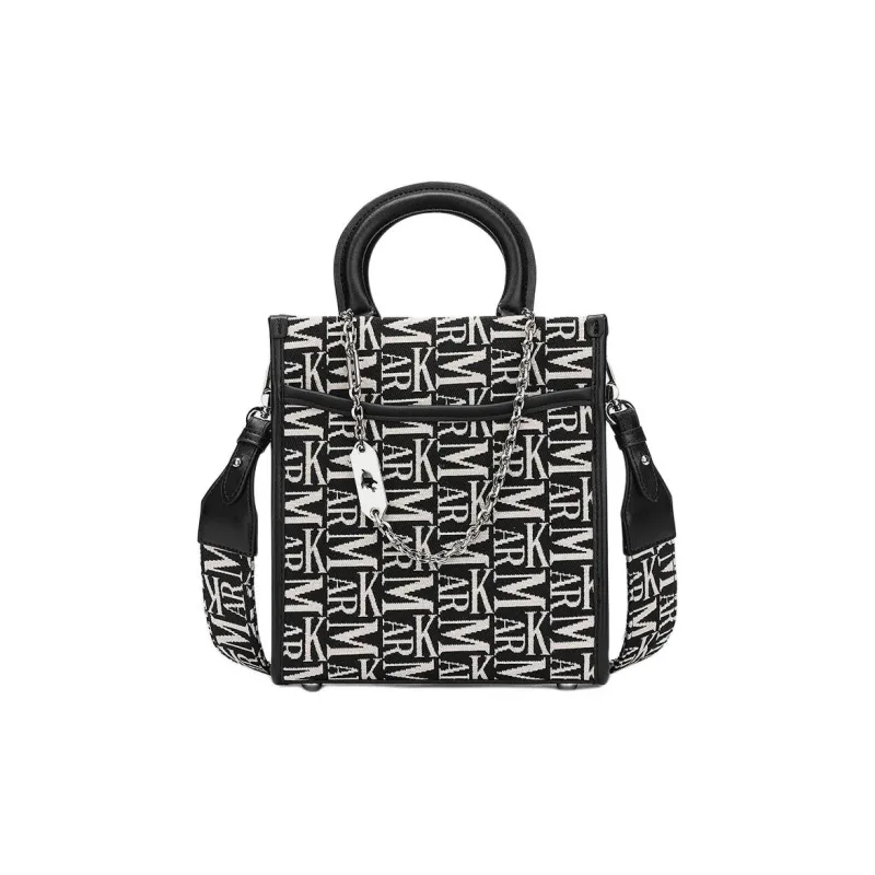 FAIRWHALE Fabric Shoulder Bag Crossbody Bag Handbag Large Size Women's Black/Blue-1