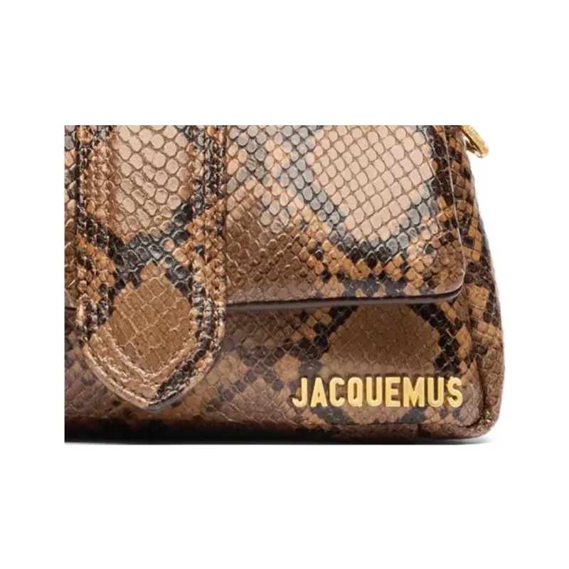 Jacquemus Snake Skin Shoulder Bag-4