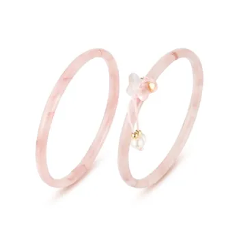 KING TAI SANG Colored Glaze Jade Bangles Women's