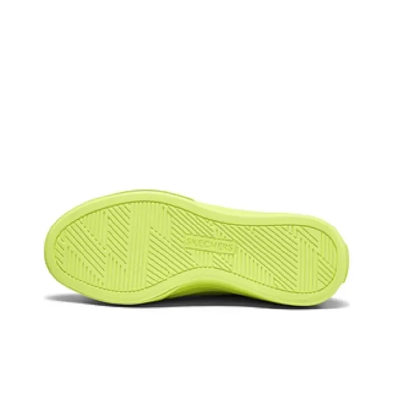 Skechers Court Classics Lightweight And Breathable Low Top Skateboard Shoes Women's Lemon-6