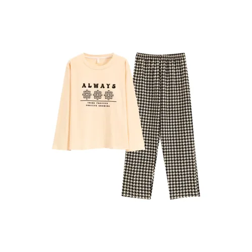 FENTENGCARE Pajama Set Women's Apricot