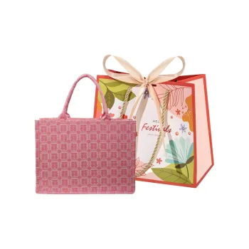 Cwatcun Fabric Handbag Regular Women's Pink/Red
