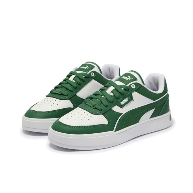 PUMA CAVEN DIME Anti Slip Wear Resistant Low Top Skateboard Shoes Unisex Green White-2