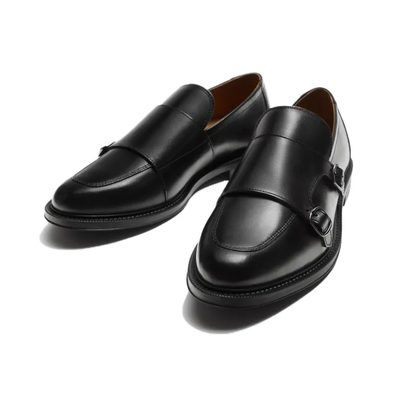 ZARA Dress Shoes Men Low-Top Black-2