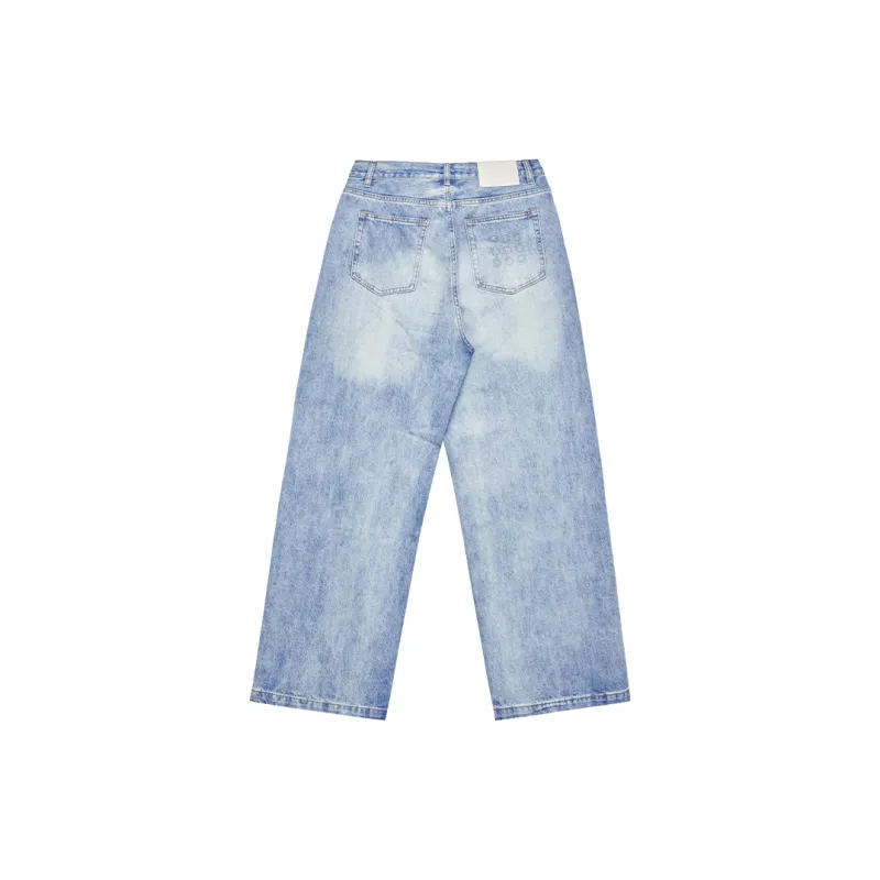 LOOKUN Jeans Unisex Blue-1