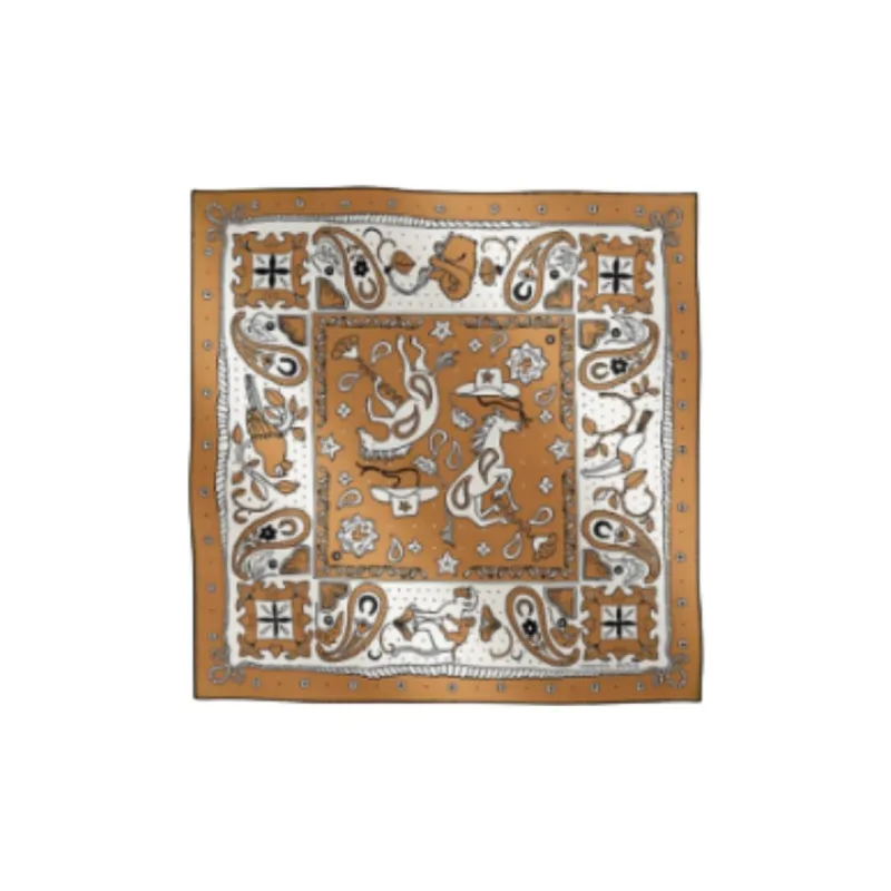 HERMES Silk Scarves Women's Multicolor-1