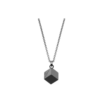 EMPORIO ARMANI Steel Necklaces Men's Premium Gray
