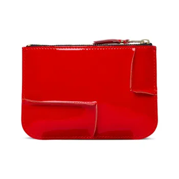 CDG Reversed Hem Serie Zipped Wallet