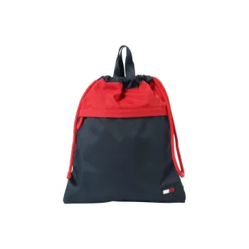 Tommy Hilfiger Canvas Backpack Unisex Marine Blue & Red