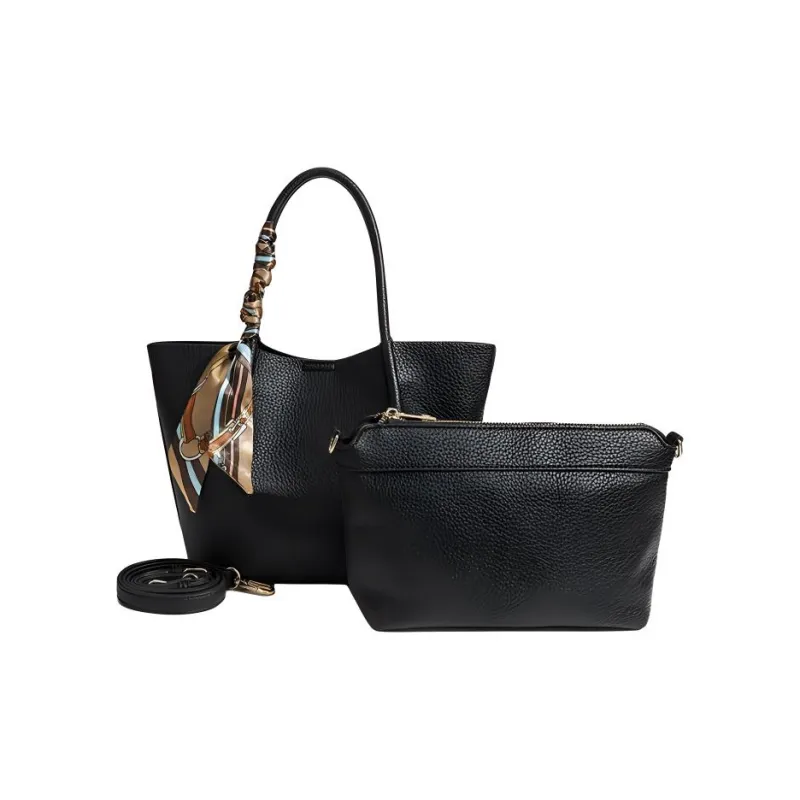 TTaG．baG PU Shoulder Bag Regular Women's Black-1