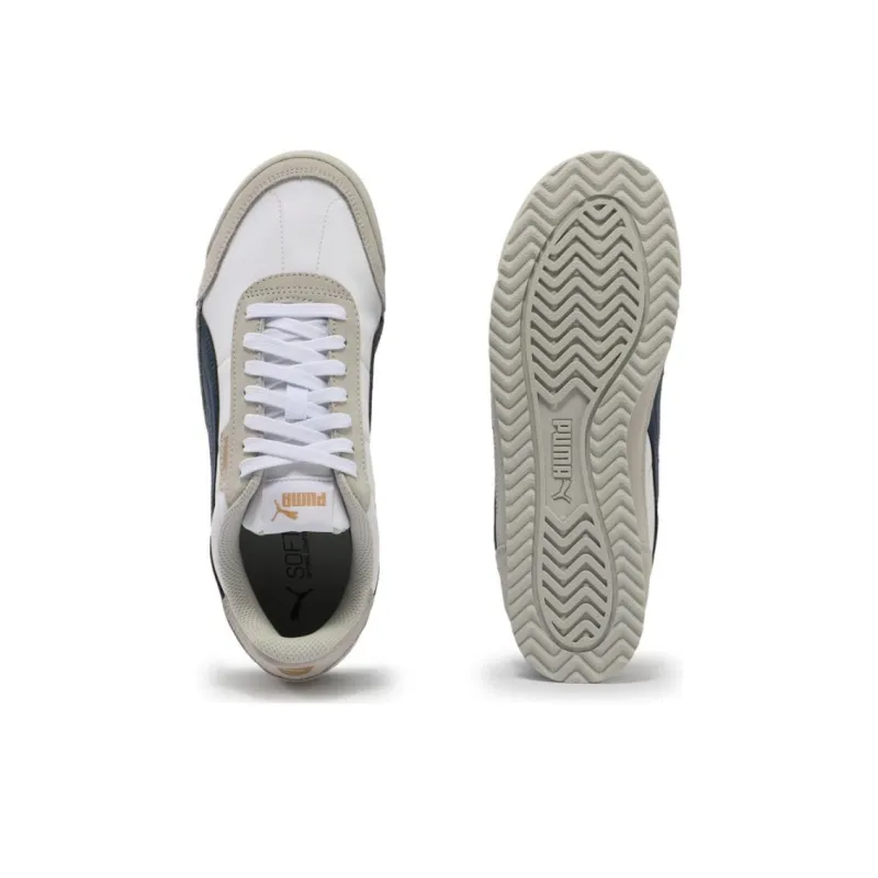 PUMA Turino Anti Slip Wear Resistant Low Top Casual Shoes Unisex White Gray-4
