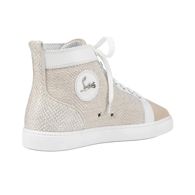 CL Louis High Top Skateboard Shoes Men's Light Brown-2