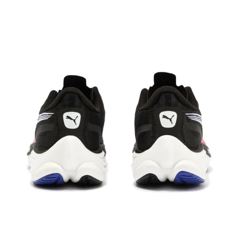 PUMA Velocity Nitro 3 Anti Slip Wear Resistant Low Top Running Shoes Men's Black-3