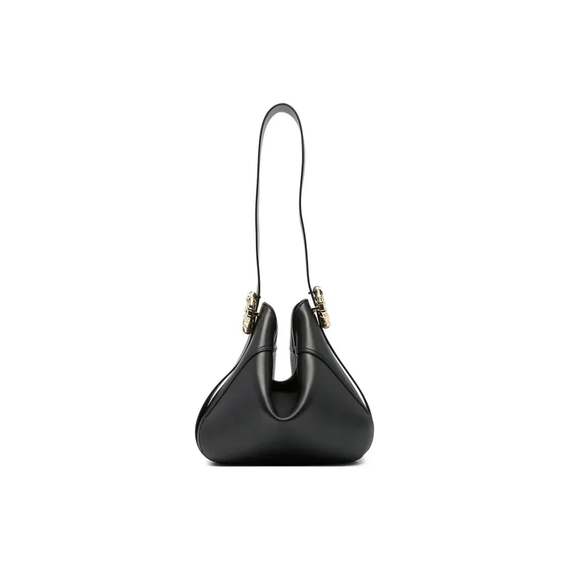Lanvin Logo Embossed Melodie Hobo Bag-3