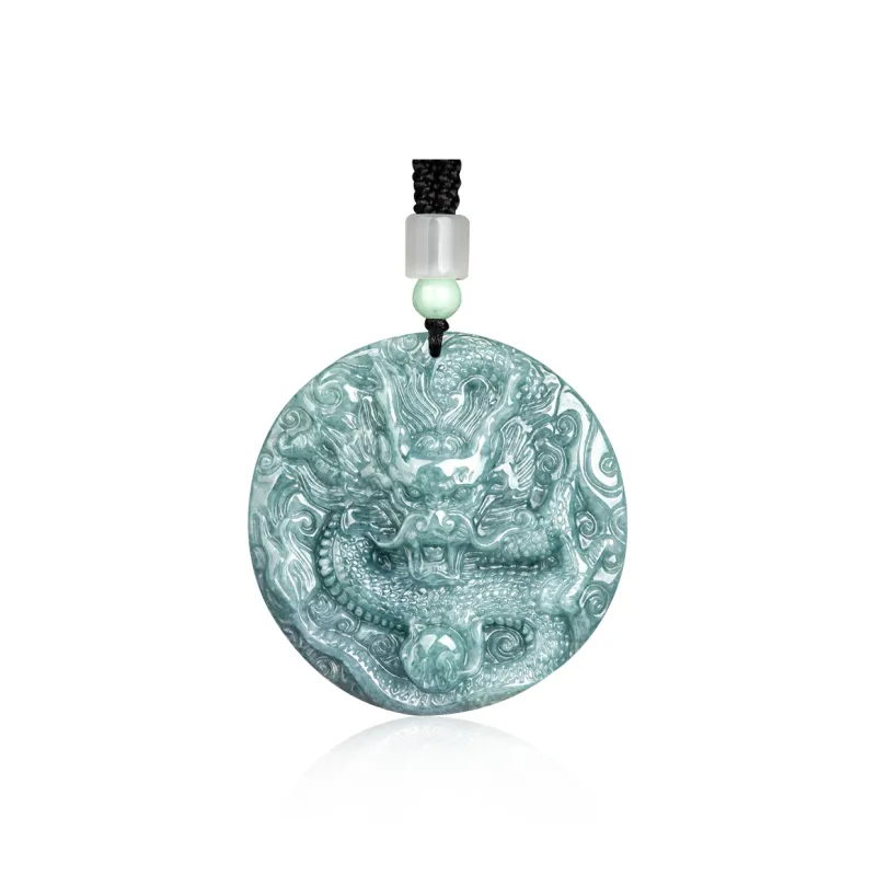 BYTHERE Glutinous Jade Jadeite Necklaces Unisex-4