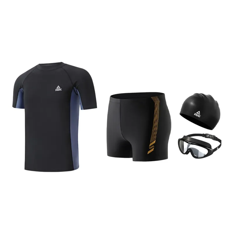 PEAK Swimming Sets Polyester Spandex Polyamide Hot Spring Men's-5