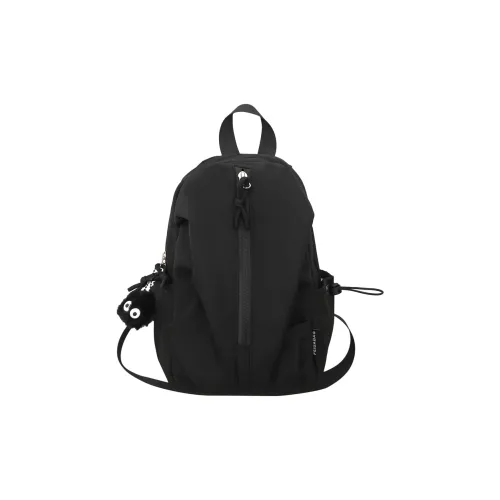 KAKAXI Nylon Backpack Regular Unisex Black/White/Pink/Red/Green