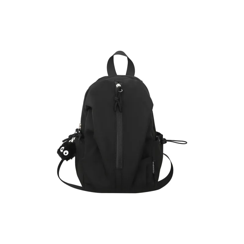 KAKAXI Nylon Backpack Regular Unisex Black/White/Pink/Red/Green-0