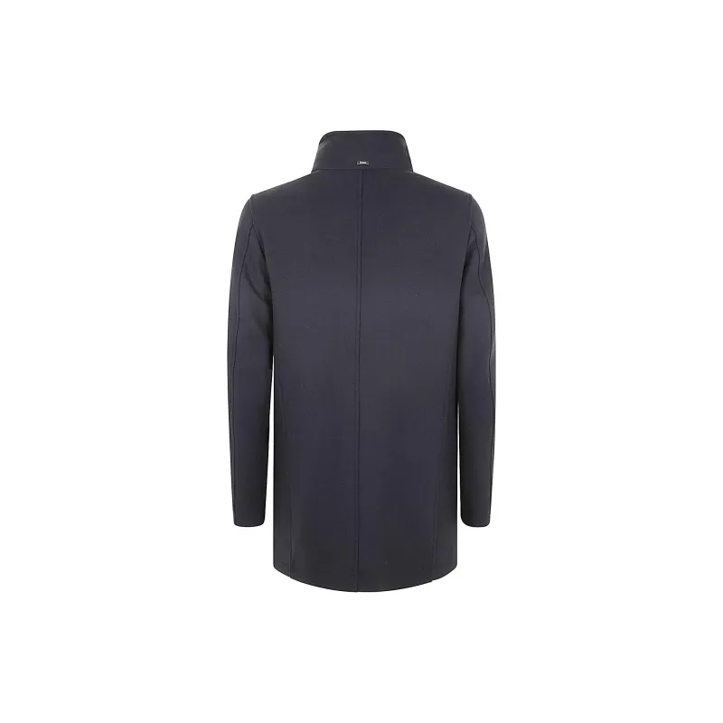 HERNO High Neck Straight Hem Padded Coat-1