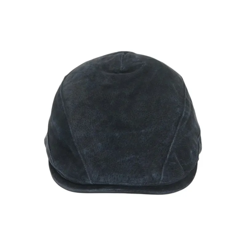 STETSON Leather Berets Unisex Black-1
