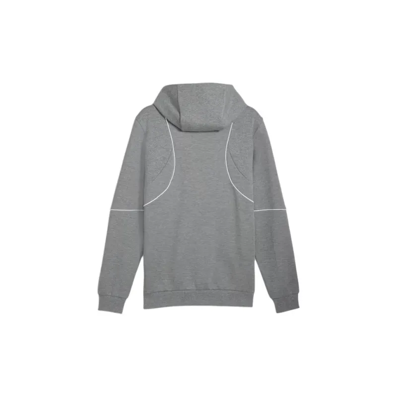 PUMA BMW M Motorsport SS24 Hooded Sweat Jacket Jackets Coats Men's Gray-1