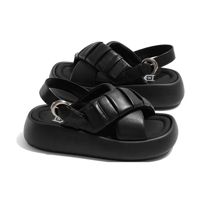 Old Meow Beach Sandals 5cm Women's Black-2