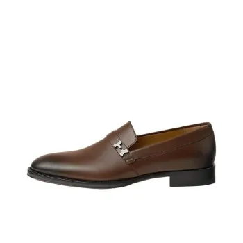 HERMES Julio Loafers Men's Brown