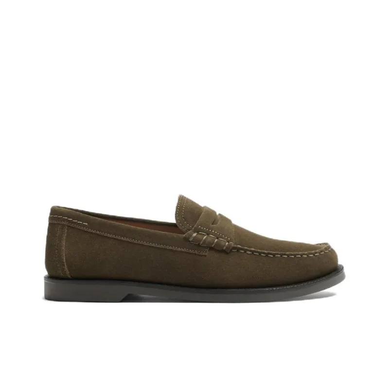 ZARA Loafers Men Green-1