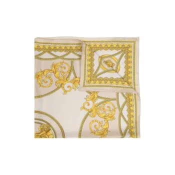 VERSACE La Coupe Des Dieux Logo Printed Foulard