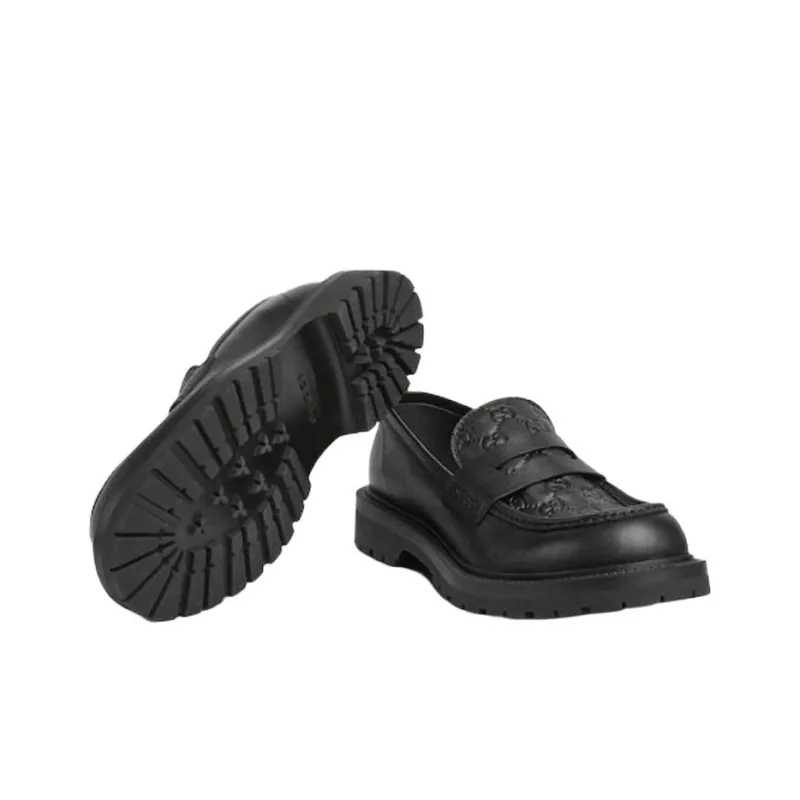 GUCCI Loafers Men Black-5