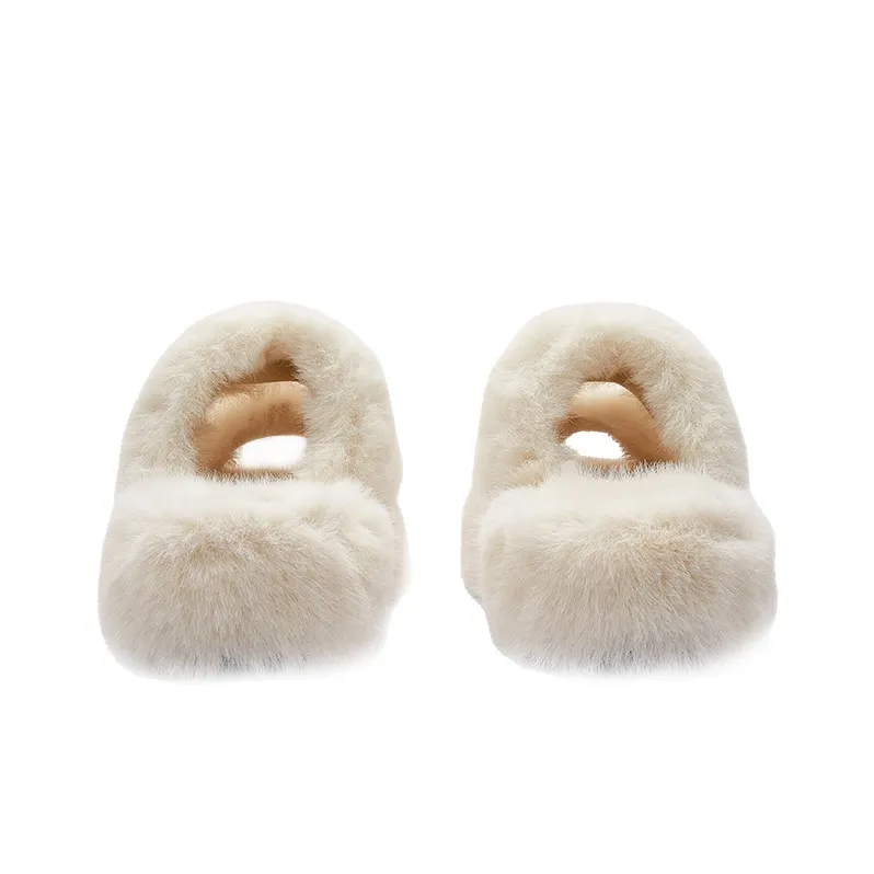 JUZI PVC Polyvinyl Chloride Slip-Resistant Abrasion-Resistant Slide Slippers Women's-3