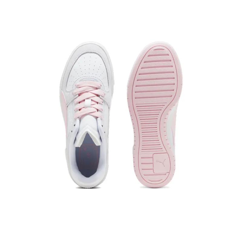 PUMA Ca Pro Anti Slip Wear Resistant Low Top Skateboard Shoes Women's Pink Silver-3